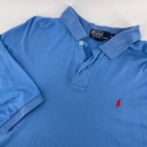 Polo Ralph Lauren Polo Shirt Classic Fit Short Sleeve Casual Blue XL‎